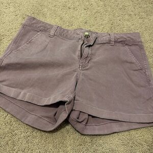 Women's Purple Low Rise Shorts Size 9